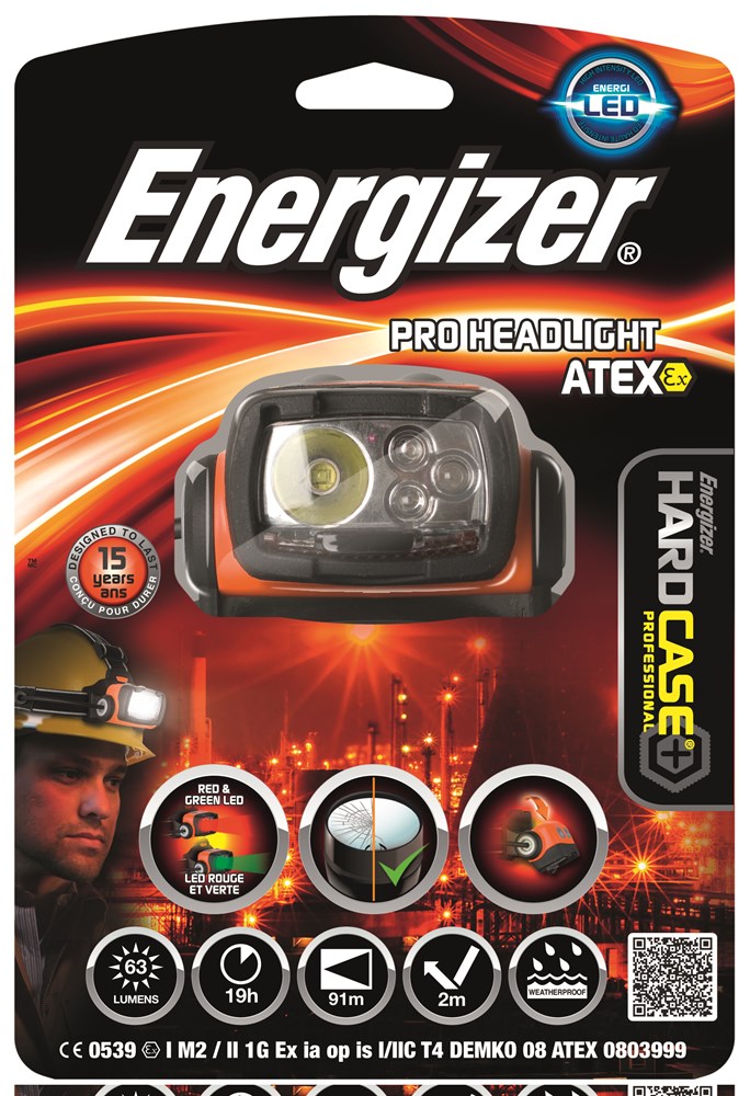 LAMPE FRONTALE INDUSTRIAL .XAA - WATER+DUST - ENERGIZER