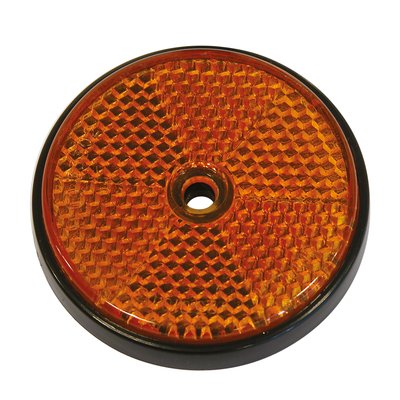 CATADIOPTRE ROND ORANGE 60MM - 2P