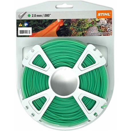 FIL NYLON ROND Ø2.0MM X 14M - VERT - STIHL