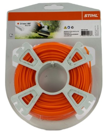 FIL NYLON ROND Ø2.4MM X 14M - ORANGE - STIHL