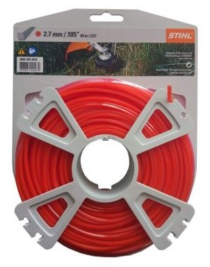 FIL DE COUPE ROND 2.7MM X 32M - ROUGE - STIHL