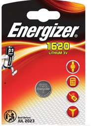 [41168] PILE LITHIUM 3V LITHIUM CR1620  -  ENERGIZER