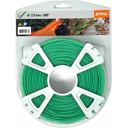 [66742] FIL NYLON ROND Ø2.0MM X 14M - VERT - STIHL